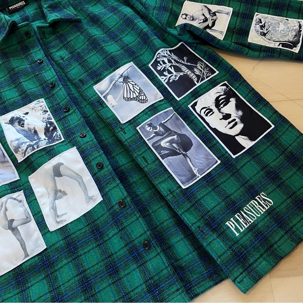 Green Plaid Men's Shirt